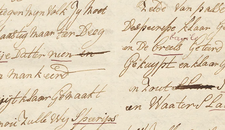A two century-old eye-witness account from Katwijk