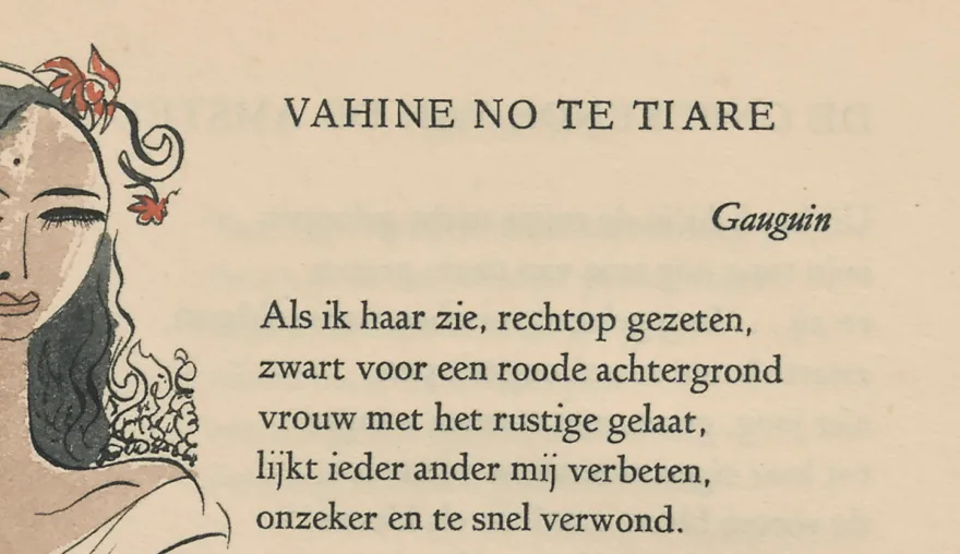 A  book of poetry by M. Vasalis, illustrated by Cees Bantzinger