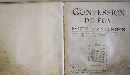 The ‘Confession de foy’ of the Walloon churches in the United Provinces of 1580