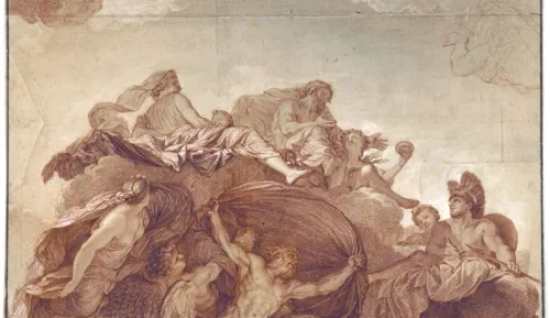 Jupiter presenting his daughter Hebe to Hercules