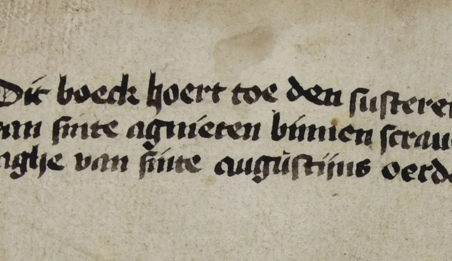 A fifteenth-century manuscript from The Hague