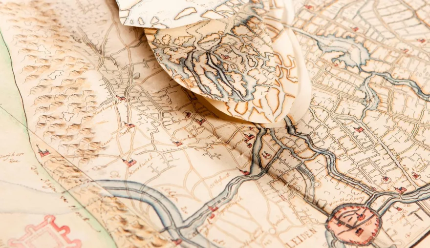 Maps with flaps