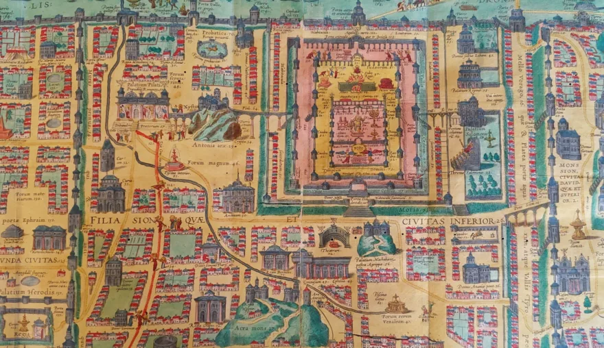 A Spectacular ´Map Theatre´: The 1593 edition of Christiaan Adrichem´s Theatrum Terrae Sanctae