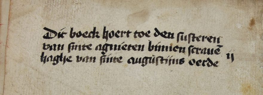 A fifteenth-century manuscript from The Hague