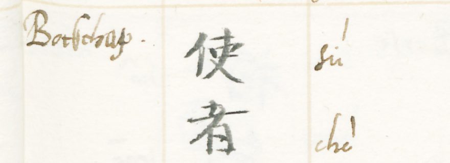 A Dutch-Chinese dictionary in manuscript from Batavia