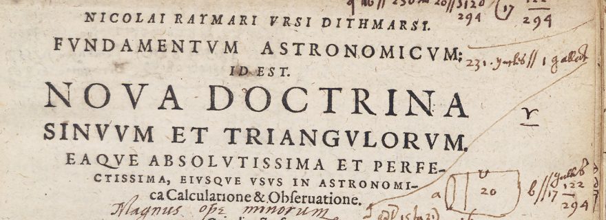 A New Discovery in an Old Astronomy Book