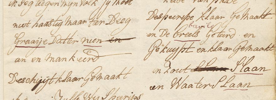 A two century-old eye-witness account from Katwijk
