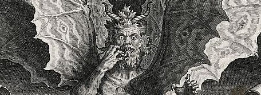 Dante's Inferno: the three-headed monster Lucifer - Leiden Special  Collections Blog