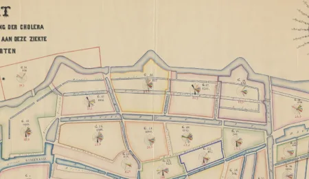 Mapping epidemics: nineteenth-century cholera maps of Leiden