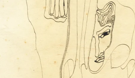 A juvenile drawing by the talented symbolist Carel de Nerée tot Babberich