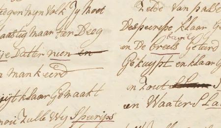 A two century-old eye-witness account from Katwijk