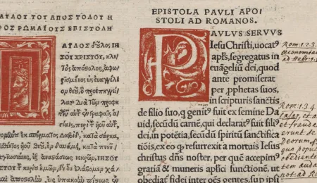 Erasmus’ New Testament edition of 1516