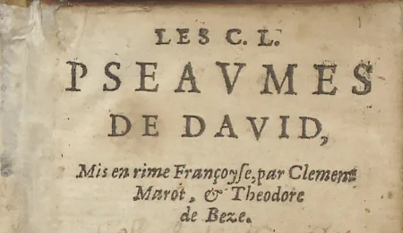 A French Psalm-Book Printed at Leiden in 1602