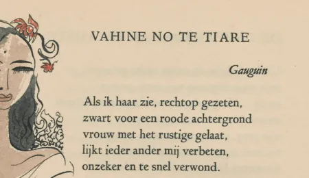 A  book of poetry by M. Vasalis, illustrated by Cees Bantzinger
