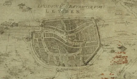 Leiden on the map