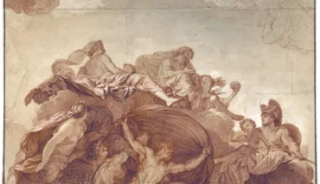 Jupiter presenting his daughter Hebe to Hercules