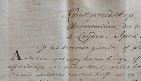 Tools and supplies for discovering space in 1798