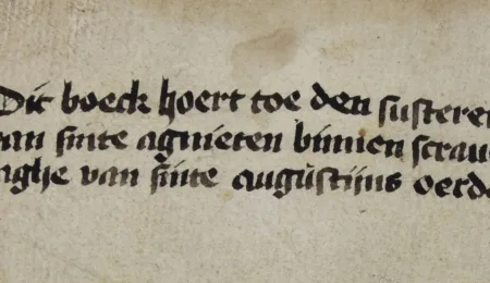 A fifteenth-century manuscript from The Hague
