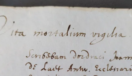 'The human life consists in vigilance'. The network of Johannes de Laet