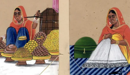 Indian Life on Mica