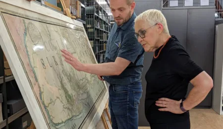 Hiemcke’s giant manuscript map of Suriname (1830)