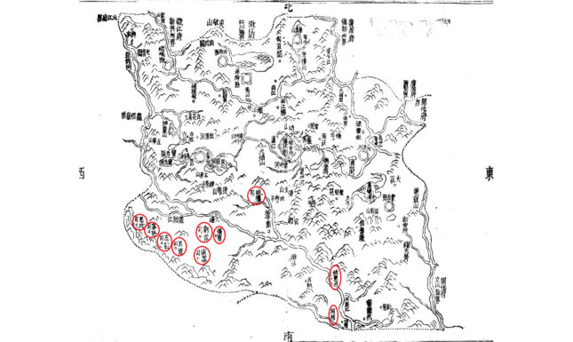 The map of Linan Prefecture copy