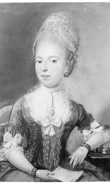 Evi Dijcks 2 klein Portrait of Anna van der Aar de Sterke by Pierre Frédéric de la Croix