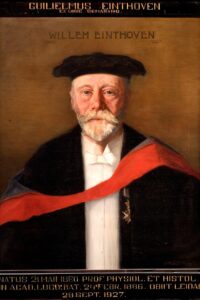 Icones 332 Portrait of W Willem Einthoven professor pf Physiology and Histology at Leiden University
