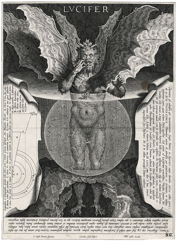 Dante's Inferno: the three-headed monster Lucifer - Leiden Special